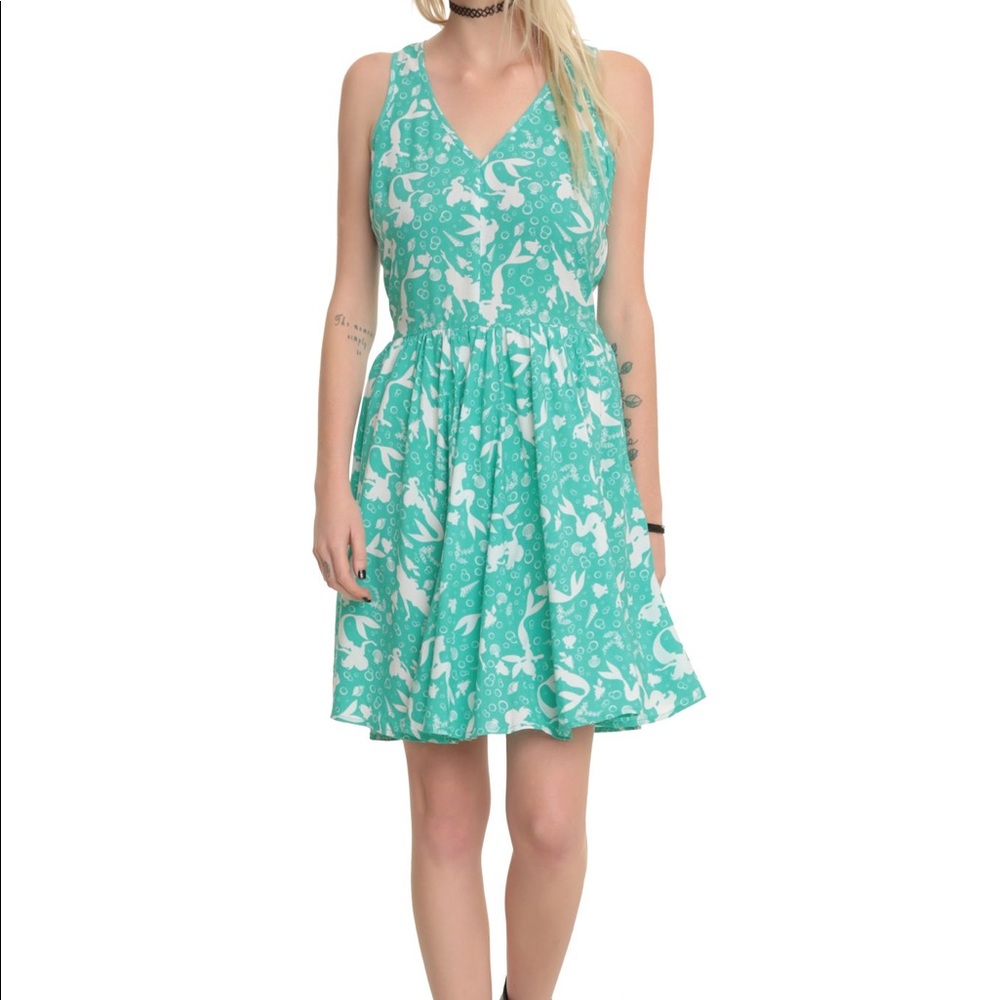 Disney Hot Topic Little Mermaid Ariel Green Teal Dress Disneybound